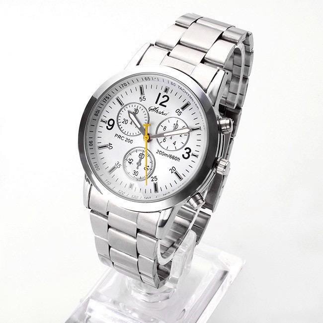 Jam Tangan Wanita Pria Couple SHSHD CHRONO Rantai Stainless Steel Sport / Jam Tangan Couple / Jam Couple