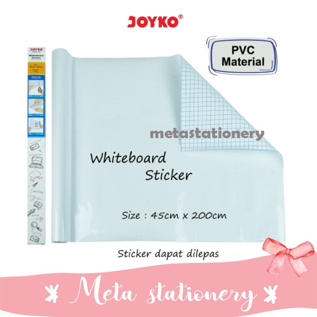 

Stiker Papan Tulis Putih / Whiteboard Sticker Joyko WBSK-150