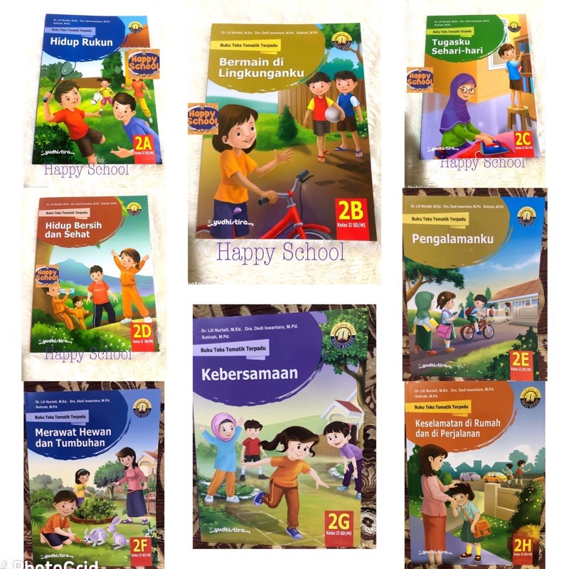 BUKU TEKS TEMATIK TERPADU KELAS 2A-2H SD YUDHISTIRA