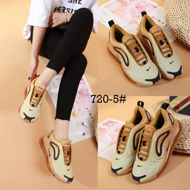 SEPATU WANITA NIKE AIRMAX720 LADY GOLD EDITION SNEAKERS 720-5