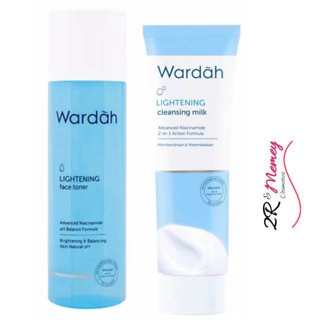 WARDAH Lightening Niacinamide Milk Cleanser / Face Toner