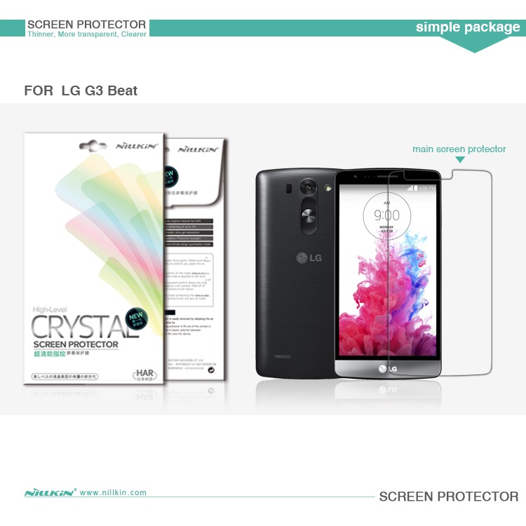 Nillkin Crystal Screen Protector LG G3 Beat/Mini D275