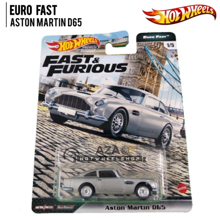 Hot Wheels Fast and Furious Euro Fast Aston Martin DB5 putih FNF Premium HW Hotwheels mobil mainan