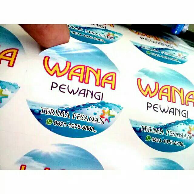 

Stiker label produk