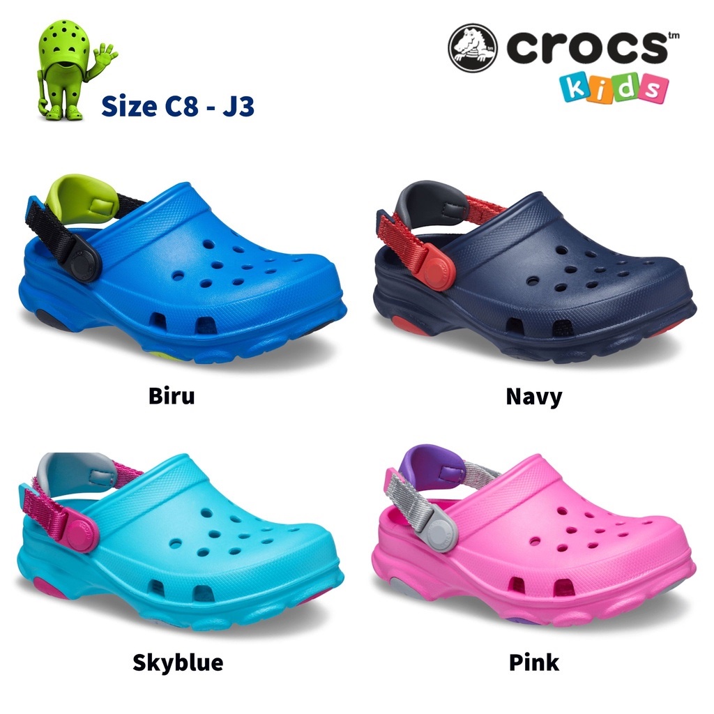 Crocs / Crocs Anak / Sepatu Sandal Anak / Crocs Classic All Terrain Clog Kids / Crocs Kids / Crocs Anak Original / Sepatu Sandal Anak Crocs