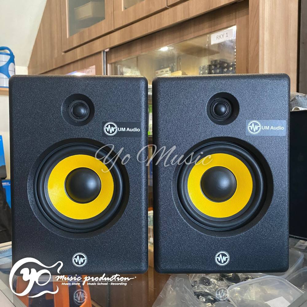 Speaker Monitor UM 5B Gen 2 5 Inch Yellow Flat Monitor Rekaman Origin