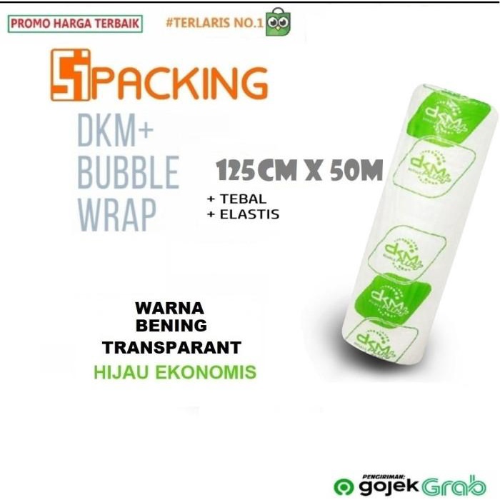 

Wraping Bubble Wrap Buble Warp Putih Transparan Bening Hitam Tebal Dkm+ 125X50