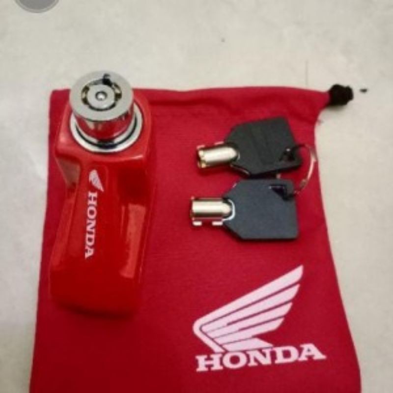 Gembok Motor Original Honda - Kunci Cakram Pengaman Anti Maling - Murah meriah-2