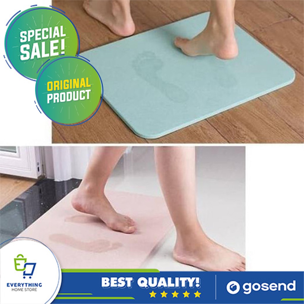 Jual Diatomite Bath Mat Ukuran Besar Anti Licin | Shopee Indonesia