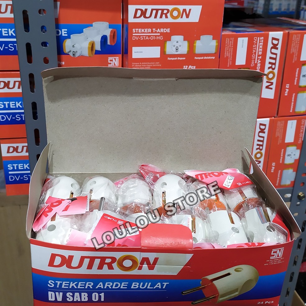 Steker Arde Dutron Bulat Oval Pin Kuningan Steker Arde Bulat