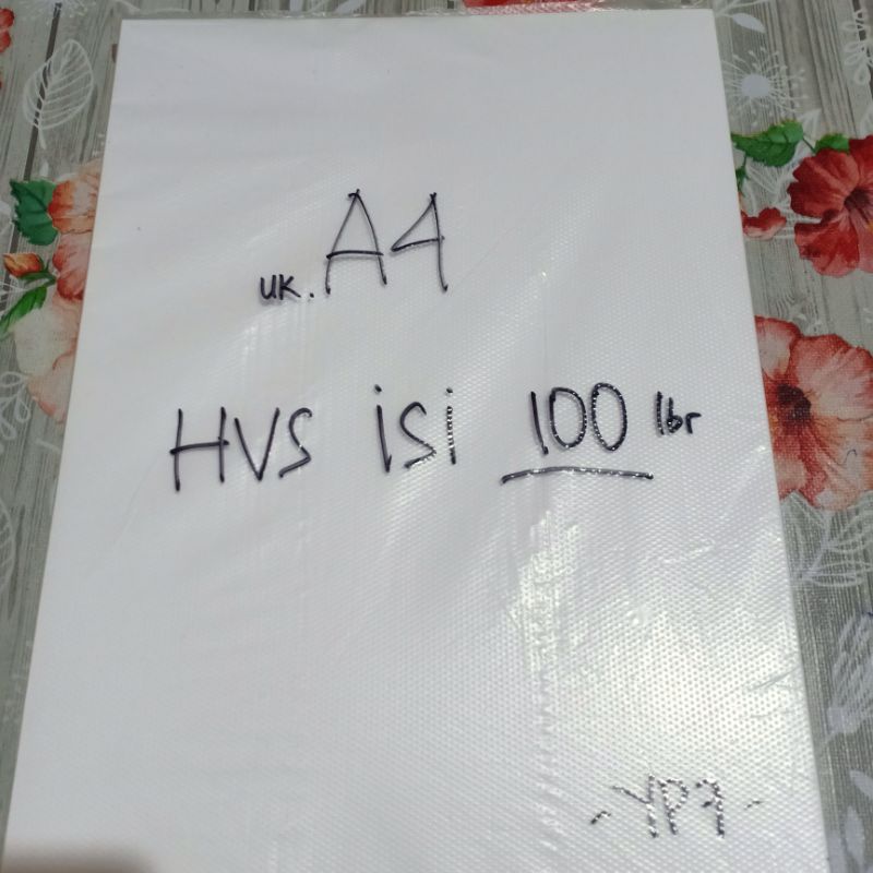 

Kertas HVS A4 Eceran Isi 100 Lembar / Paper Fotocopy