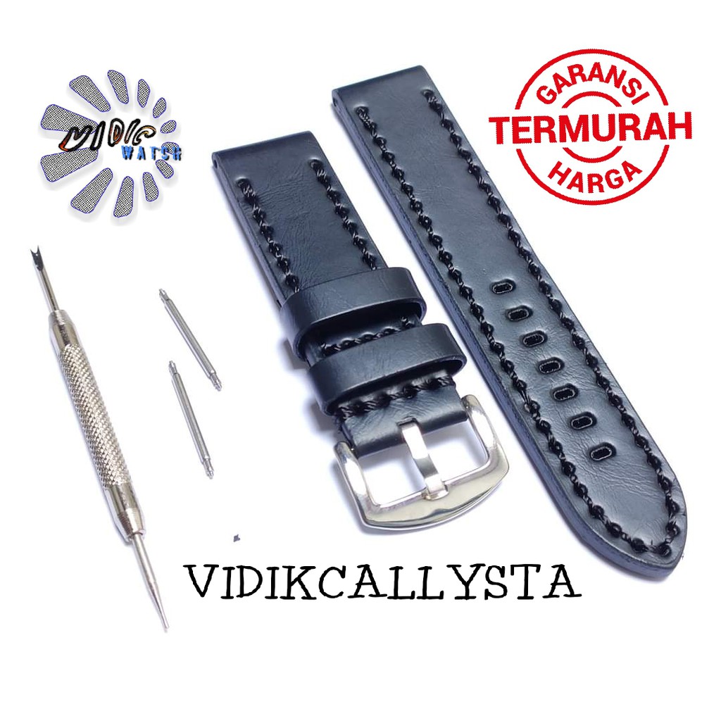 STRAP WATCH BAND 22MM EXPEDITION ALEXANDRE CHRISTIE TALI KULIT TEBAL UNTUK JAM TANGAN BAGUS 22 MM