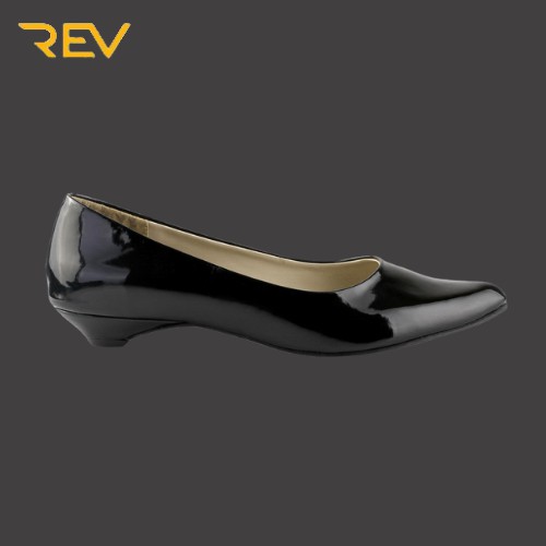 ☀ REV STORE ☀ - Sepatu Pantofel Flat shoes Casual Formal Wanita - Sepatu kerja kantor Dinas Hitam