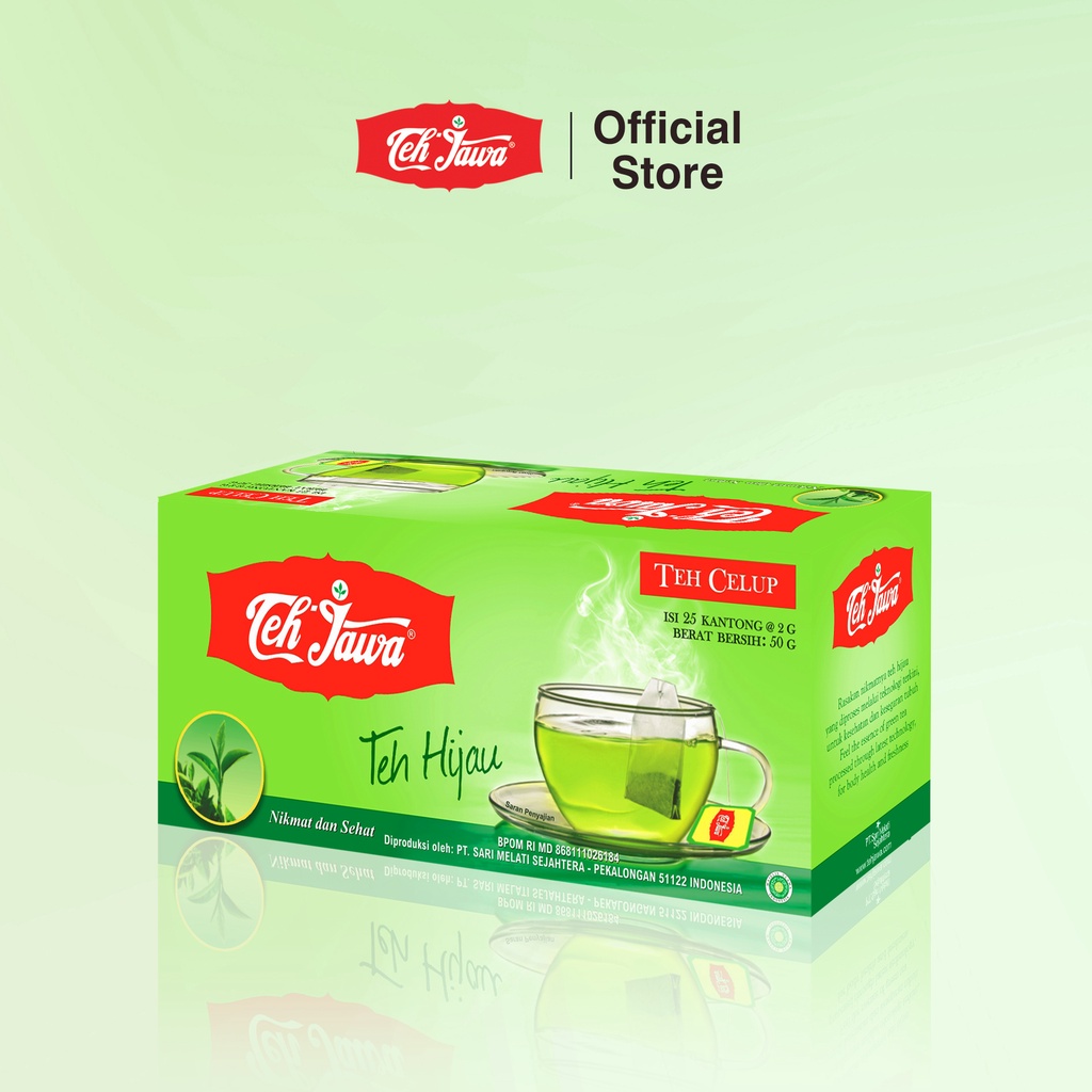 Teh Jawa Green Tea/Teh Hijau Celup isi 25