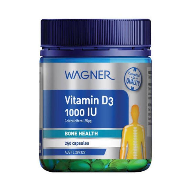 Wagner Vitamin D3 1000IU 250 Capsules