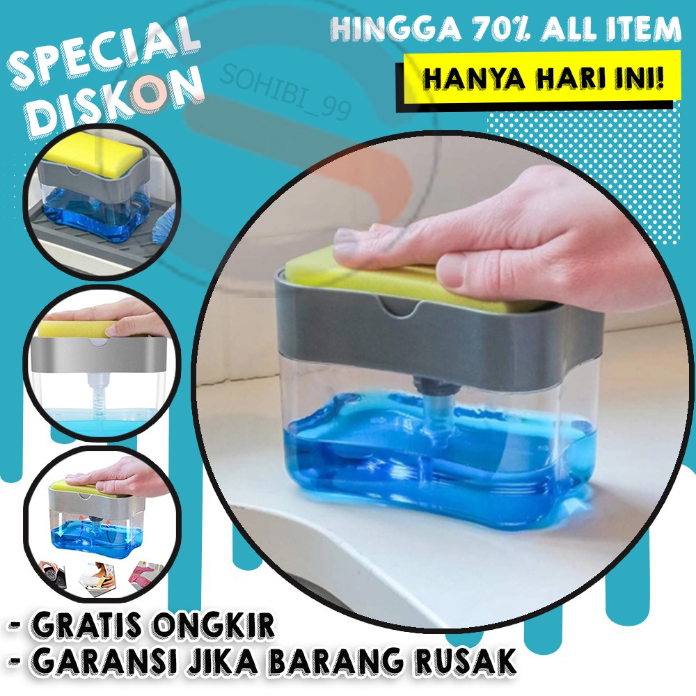 Dispenser sabun Dispenser sabun dispenser sabun cuci piring tempat sabun sabun cuci piring sabun