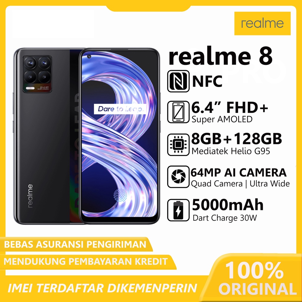Realme 8 Pro 8/128GB -NFC-Garansi Resmi-3