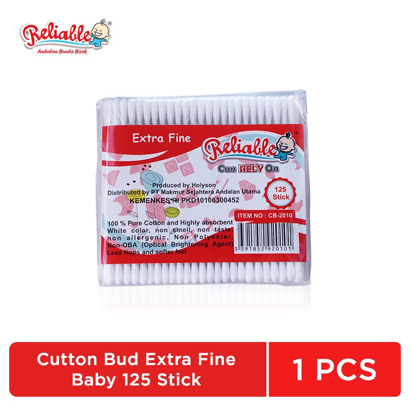 Reliable Cotton Bud Kapas Baby 125pcs Cotton Buds