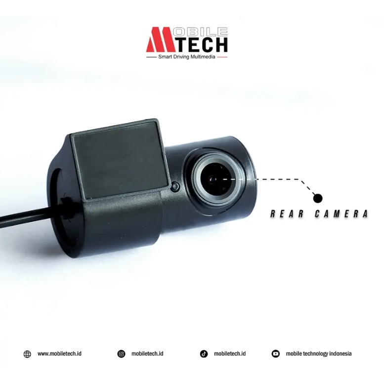 Mtech Kamera DVR Spion 2 Way Depan Belakang Perekam Mobil Kejadian