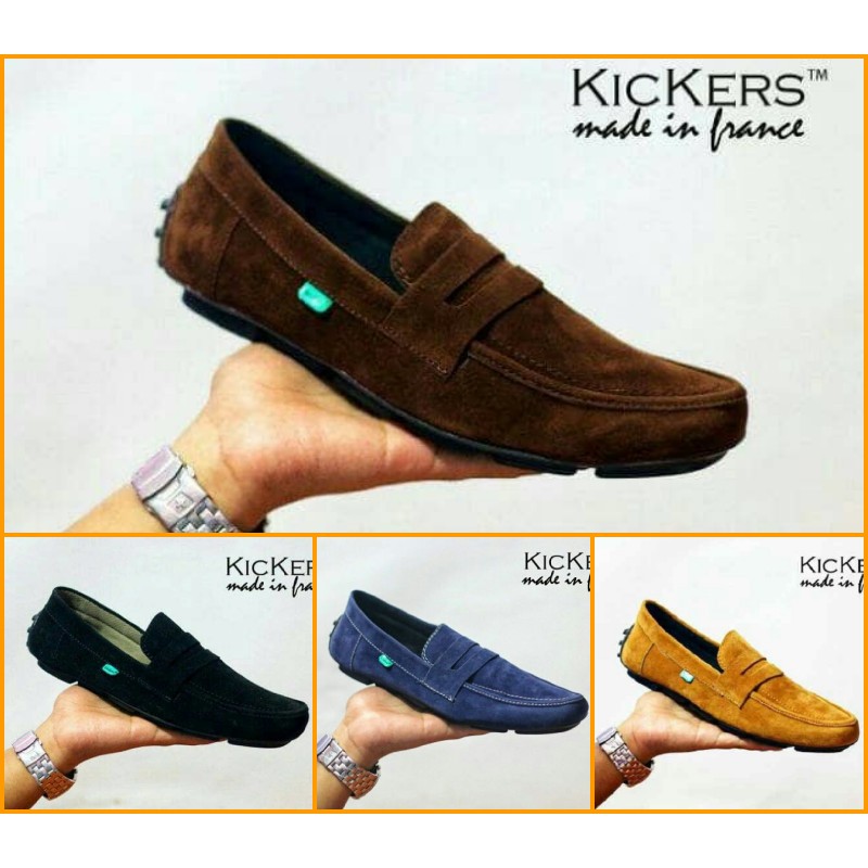 MURAH!! SEPATU SLOP PRIA KICKERS JAVLIN CASUAL FORMAL KERJA KULIAH SANTAI PRIA KEREN SEPATU SLIP ON