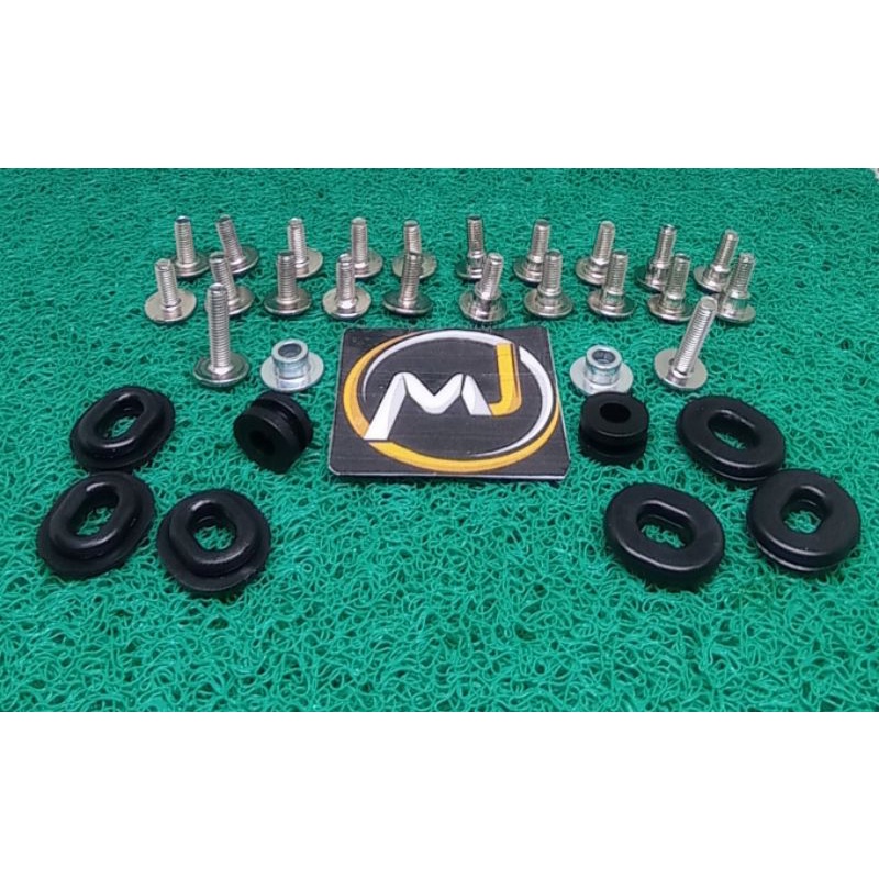 BAUT KARET COVER BODY SET SUPRA X LAMA 125 HELM IN REVO FIT ABSOLUT REVO SMASH SHOGUN