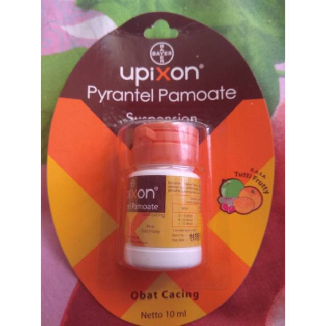 Upixon pyrantel pamoate obat cacingan /kremi rasa buah bayer