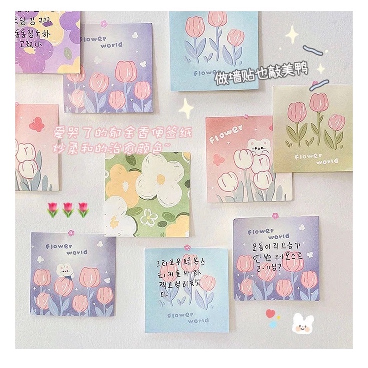 READY STOCK BISA COD - 120 LEMBAR UNICORN MEMO PAD PEMBATAS BUKU STICKY NOTE MOTIF AESTHETIC KARAKTER KARTUN HEWAN BERUANG LUCU BUNGA DIY DEKORASI SCRAPBOOK HIASAN DINDING FANCY GAYA REMAJA CEWEK KOREA IMPOR MURAH VIRAL