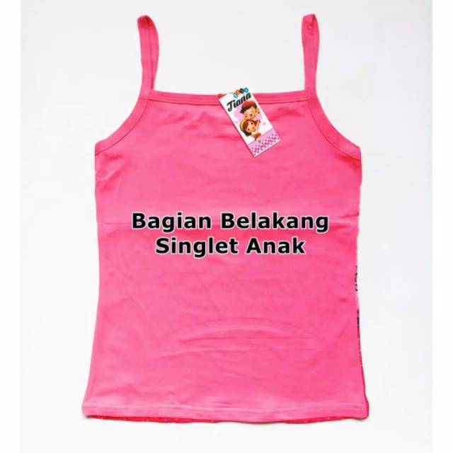 Kaos Singlet Anak Perempuan Lol / Kaos Dalam Singlet Anak Perempuan Bahan Katun Motif Lol Murah