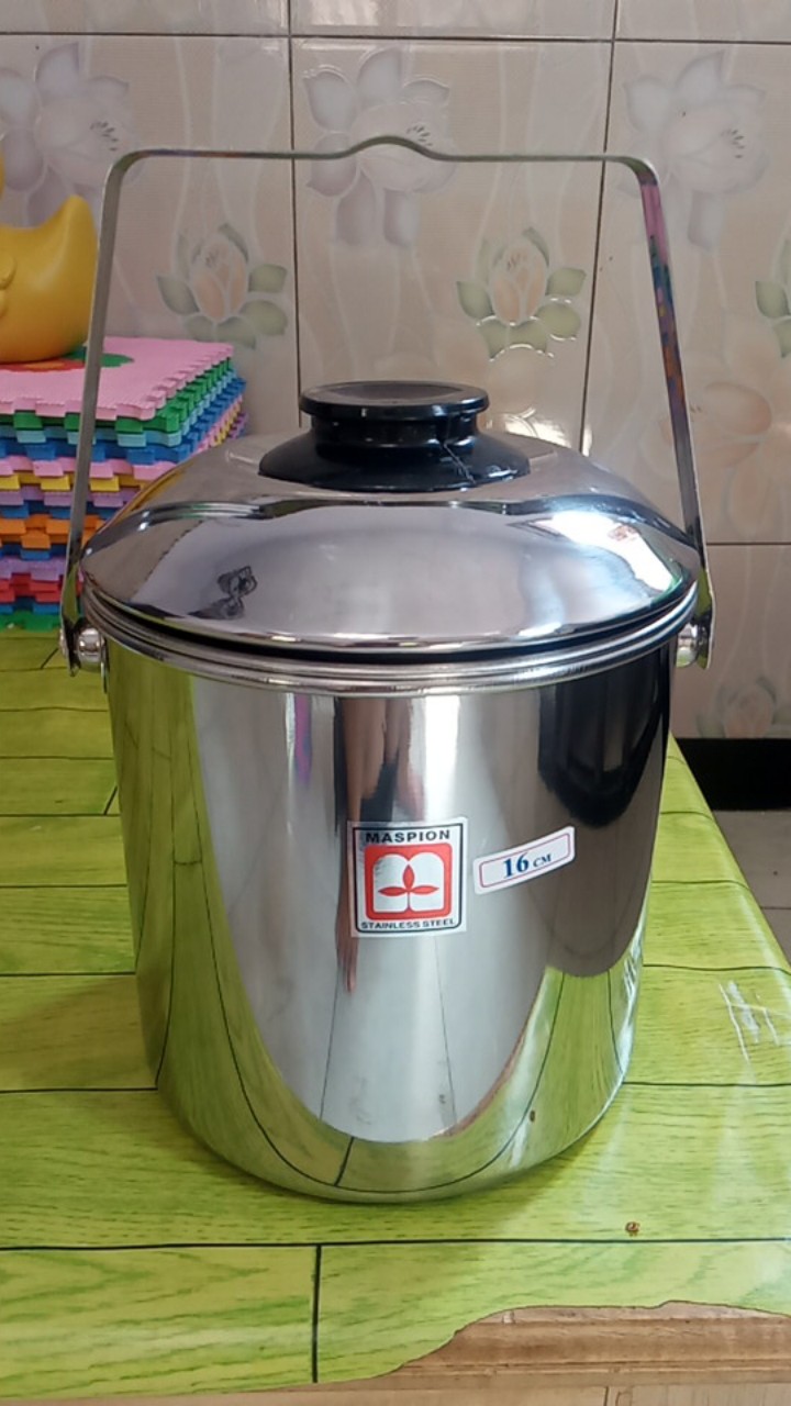 Rantang Tunggal Stainless Maspion 16 Cm (single Food Carrier) /rantang Kuah Soto