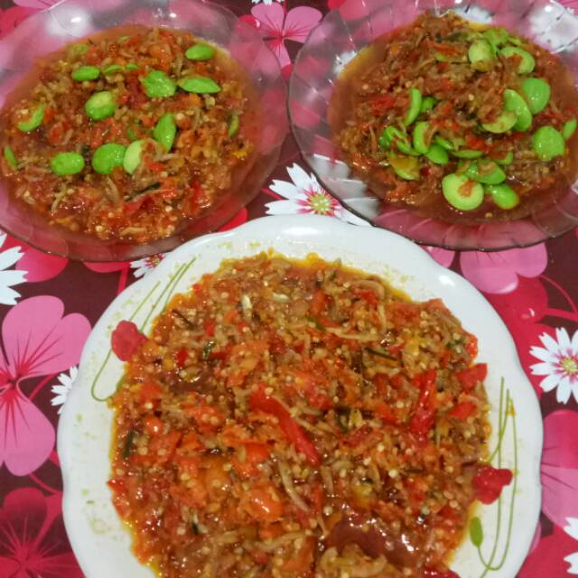 

Sambel teri medan pete