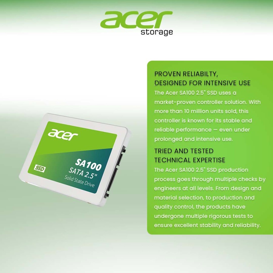 Acer SA100 SSD 480Gb Sata III