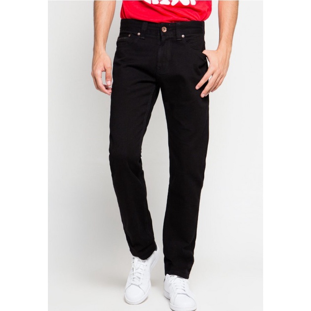 Celana jeans pria slim fit BLACK Lois original 10