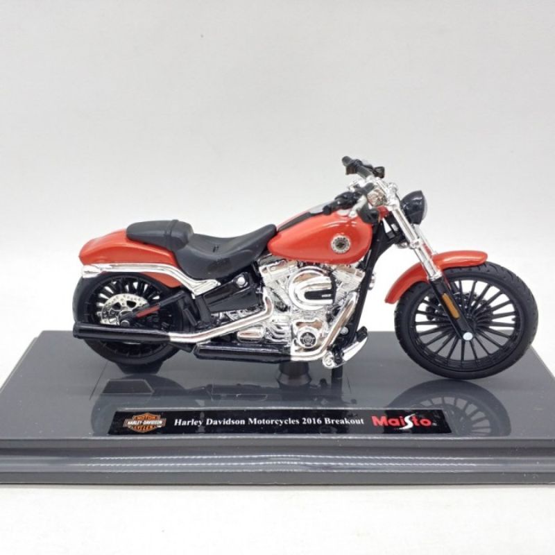 Diecast Harley Davidson 2017 Breakout - Miniatur Motor Gede Anak Moge