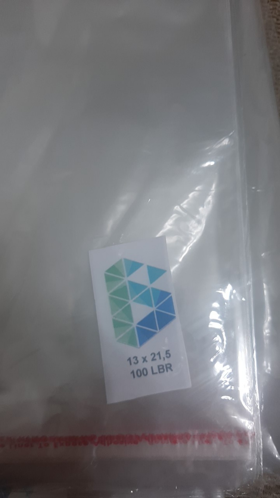 Plastik Opp 13 X 21,5 Cm 18 Mic 100lbr / Plastik Undangan