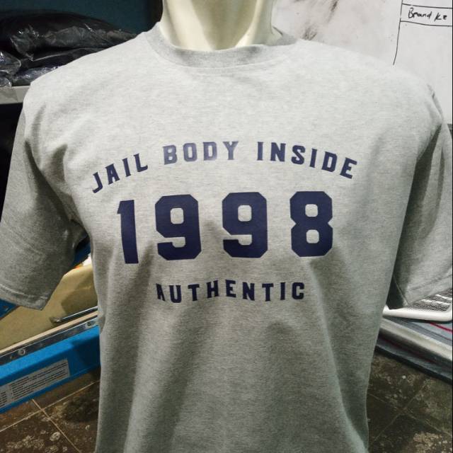 Tshirt baju kaos JAIL BODY INSIDE 1998 AUTHENTIC