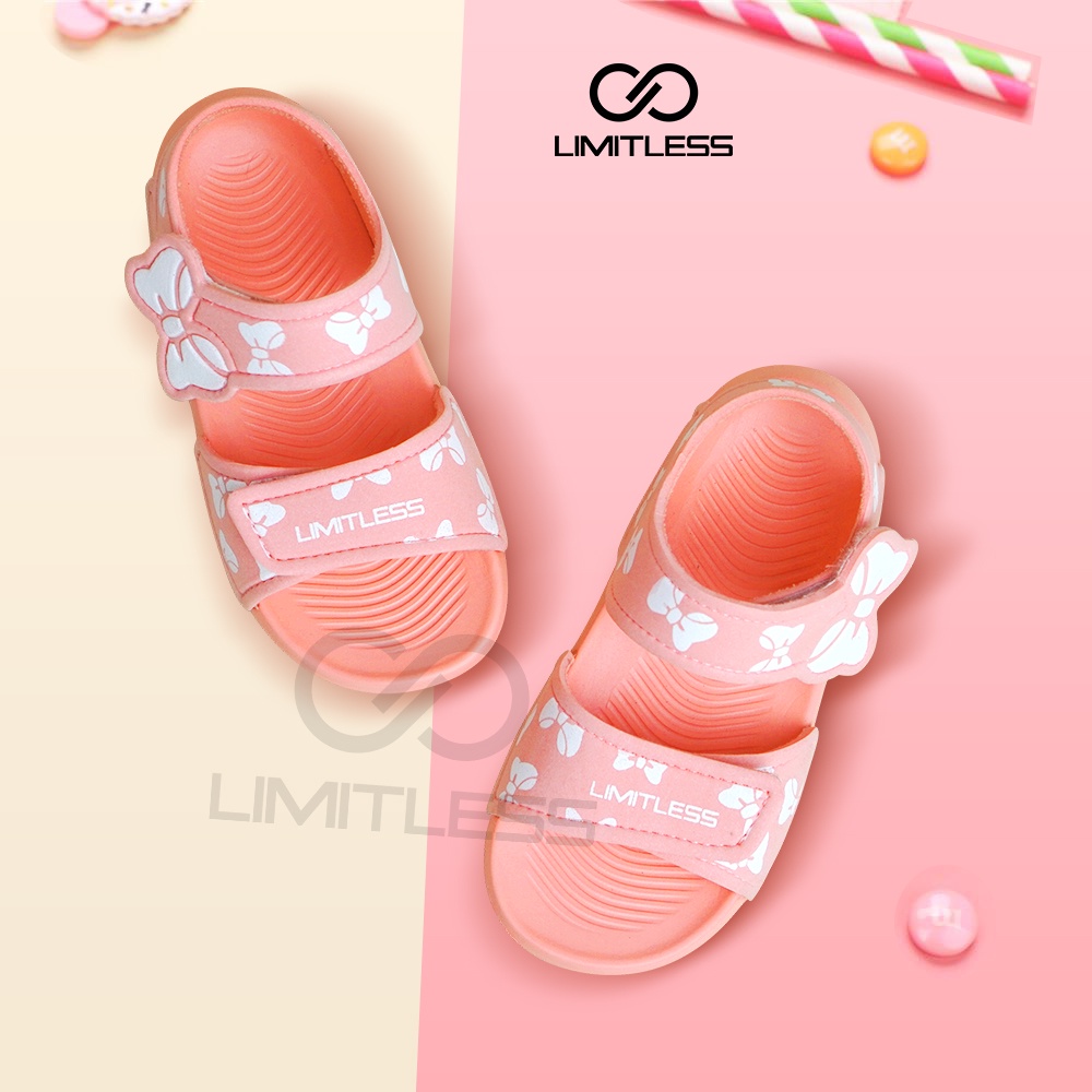 Sandal Anak Perempuan Anti Slip Sepatu Sendal Anak Cewek Slop Ringan Motif Kupu Kupu Lucu Terbaru