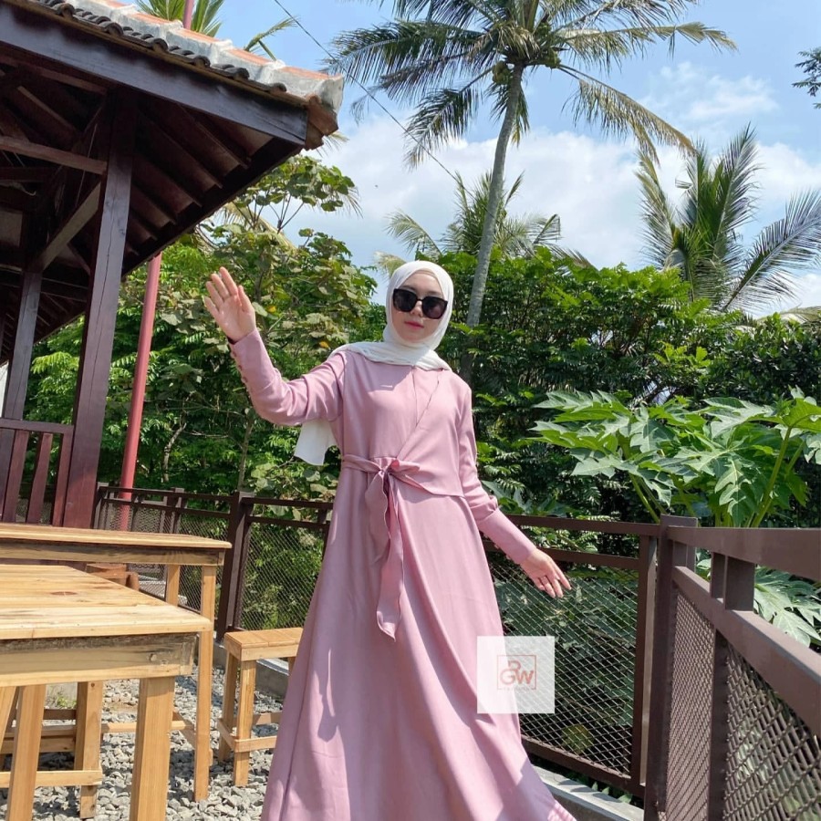 Baju Gamis Syari Wanita Terbaru Gifani Dress Jumbo Murah