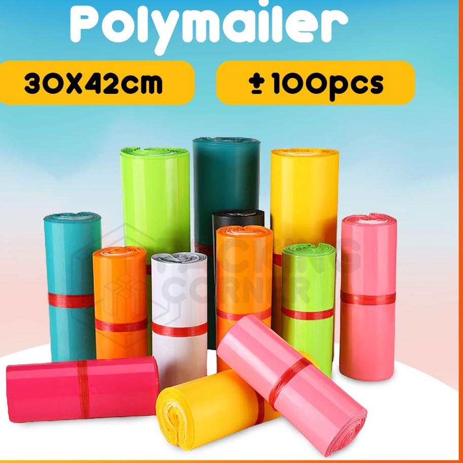 

special 17|SQ29|Plastik Polymailer Bag 30x42 Kantong Amplop Packing Seal Olshop Online Shop ol on shop Isi 100 pcs