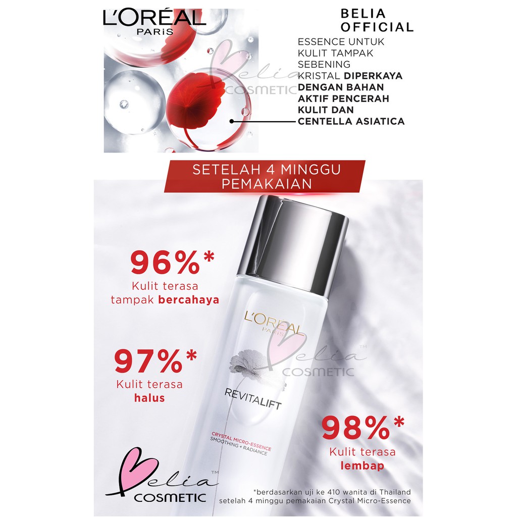 ❤ BELIA ❤ L'Oreal RevitaLIFT Crystal Micro Essence w Centella Asiatica + Skin Brightening LOREAL Serum 22 ml | 65 ml | 130 ml