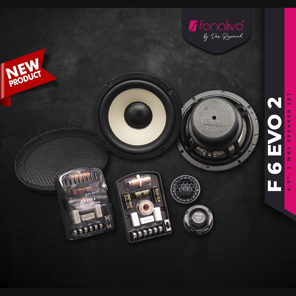 Vox Research Fonalivo F6 EVO 2 Split Component Speaker 2-Way