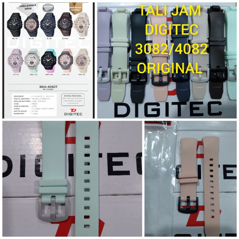 Tali jam tangan Digitec Dg 3082/4082 Original