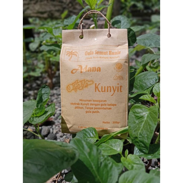 

Gula Semut Adana Kunir/Kunyit paperbag 200gr