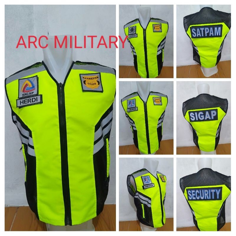 rompi security,patroli,satpam,sigap