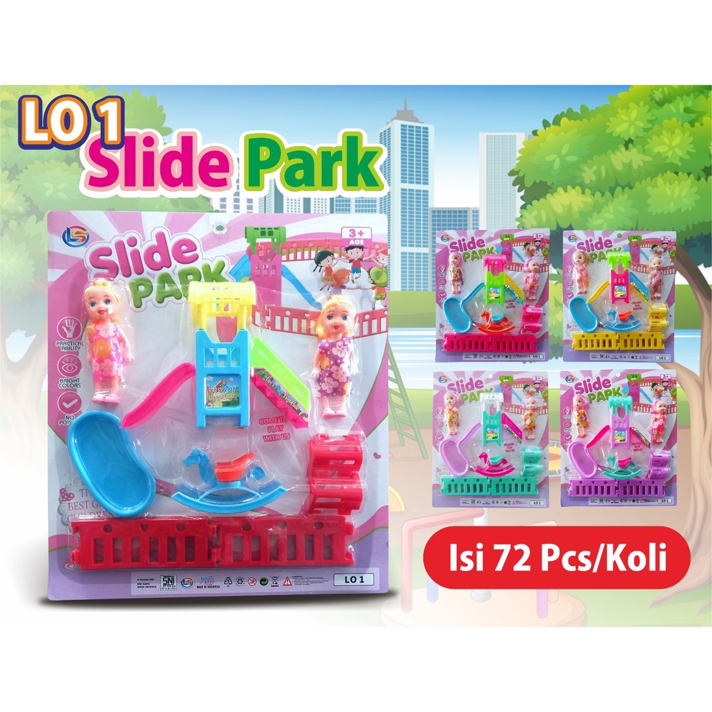 amusement park / mainan anak edukasi boneka lucu plus ayunan LO1 / LO2 / LO3 / LO4 / LO5