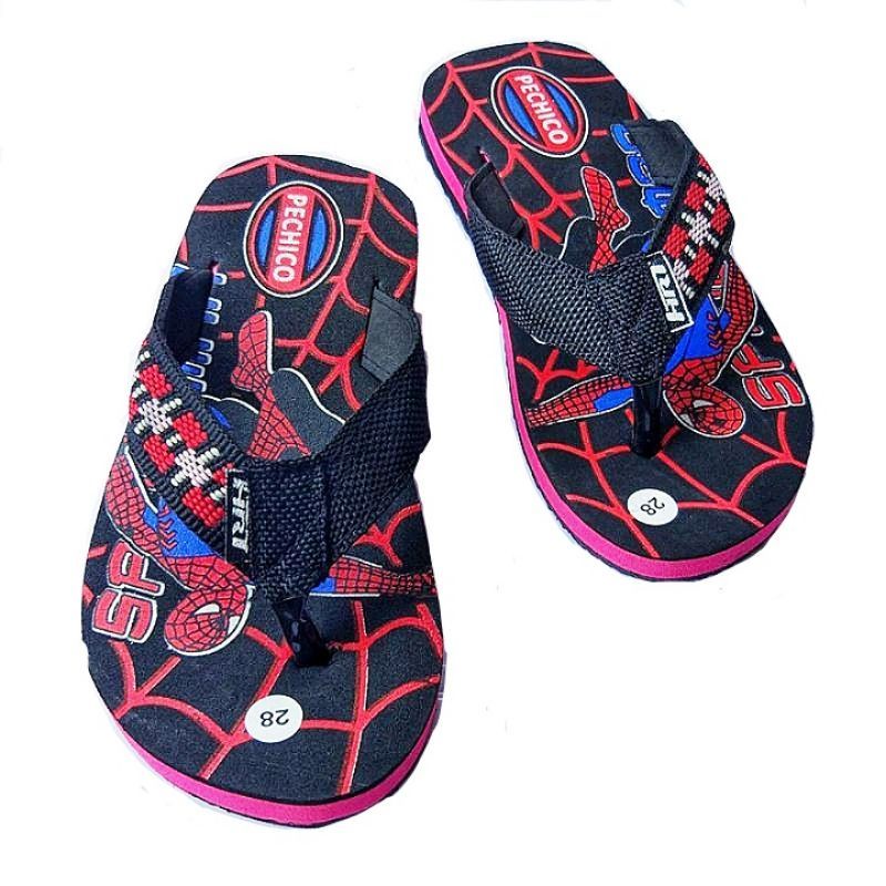 TERLARIS/SANDAL ANAK Motif SPIDERMAN/ Sandal Spon Anak Cowo asli pechico