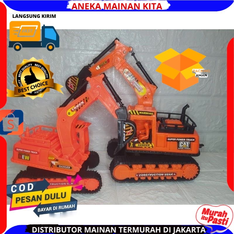 (BISA COD)PROMO MAINAN ANAK LAKI BEKO EXCAVATOR MB03 MAINAN MOBIL TRAKTOR KONSTRUKSI MB 03 MURAH