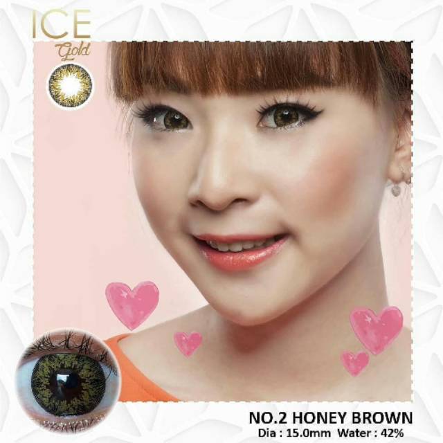 Softlens X2 Ice Gold 02 Honey Brown