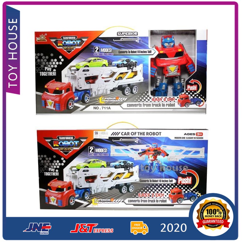 transformer robot car