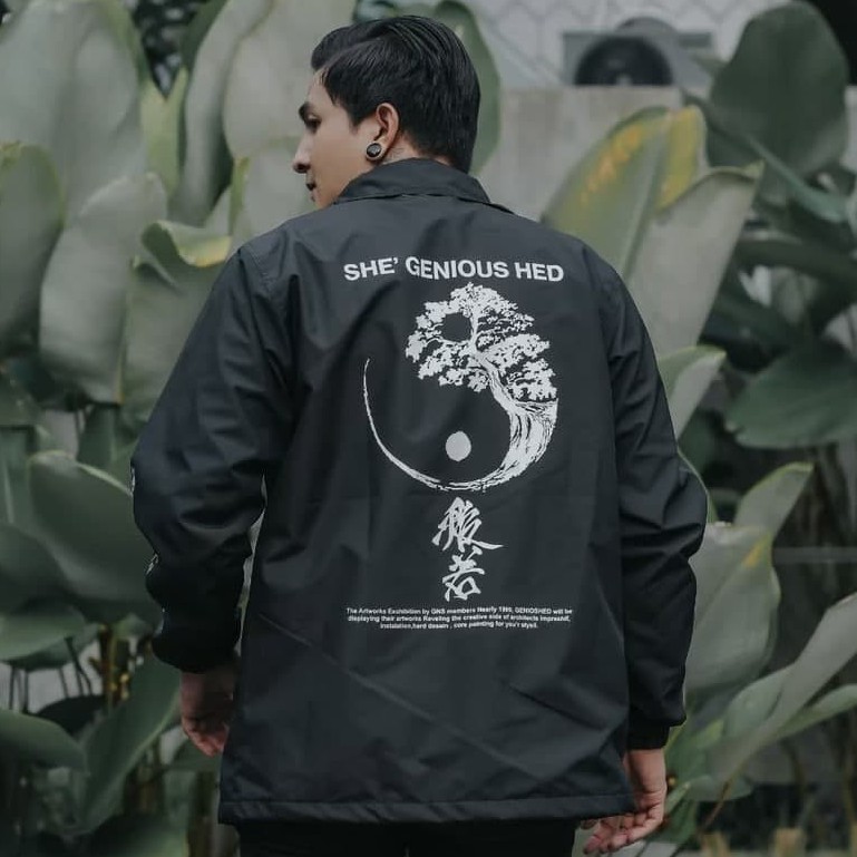 Jaket Coach Yinyang Terbaru Pria Wanita Japan Premium Termurah