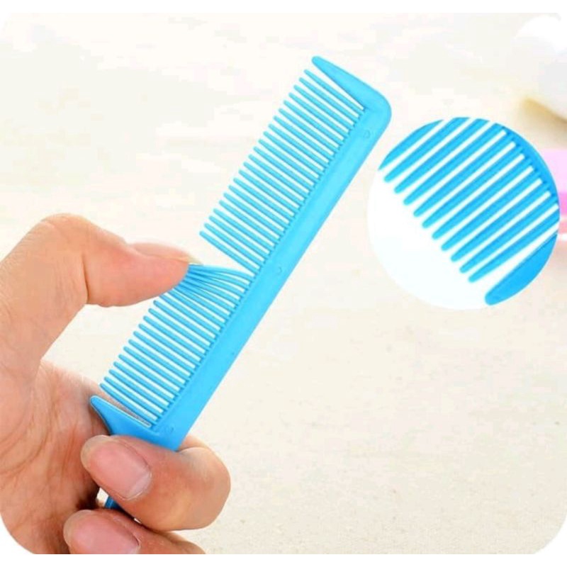 Sisir Salon// Sisir Rambut Plastik Warna Warni